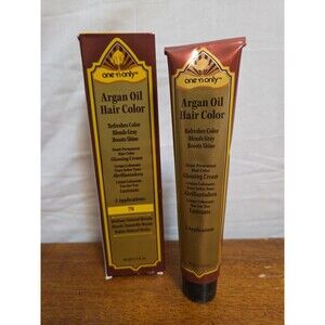 One 'N Only Argan Oil Hair Color 5N Light Natural Brown Demi-Permanent Color 3oz